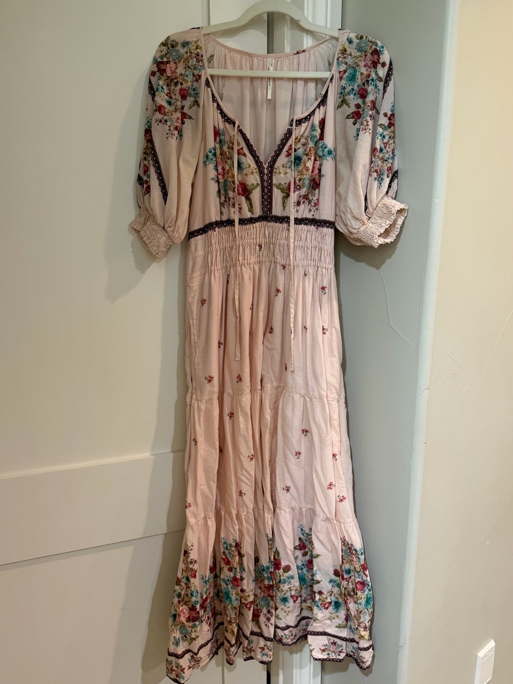 Anthropologie somerset Floral Maxi Dress size M